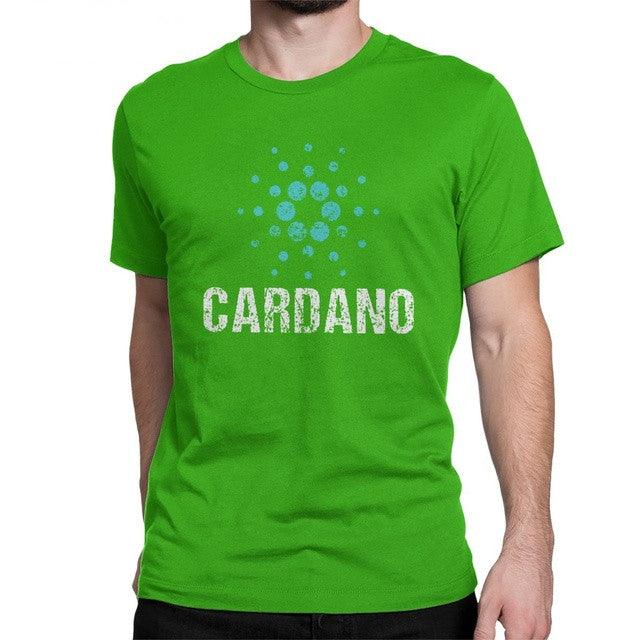 Cardano Ada Logo Cryptos Vintage T Shirts Men Cotton - Super Amazing Store