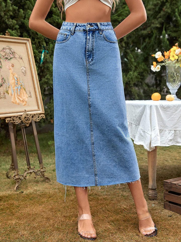 Trendy Denim Skirt Casual All-match Tutu - Super Amazing Store