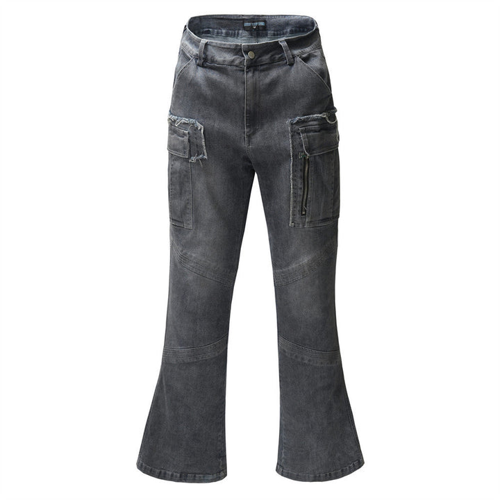 Men's Multi-pocket Bell-bottom Jeans Super Amazing Store