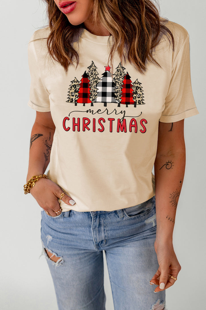 MERRY CHRISTMAS Graphic T-Shirt Trendsi