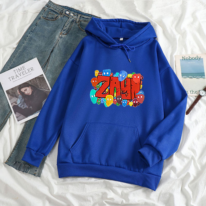 ZAYN Printed Letter Hoodie Q2