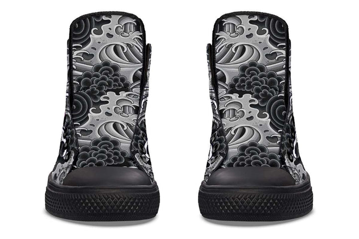 Printed Couple High-top Canvas Shoes - Super Amazing Store