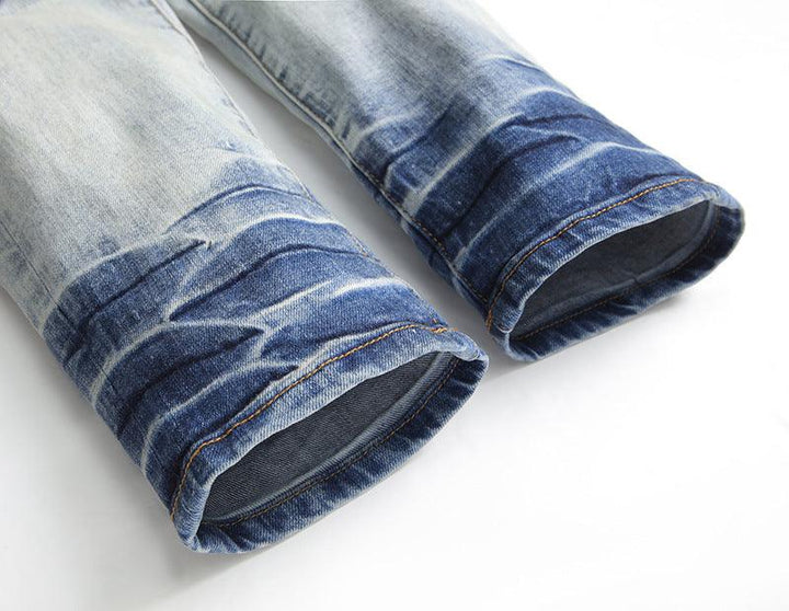 Men's Jeans Slim Blue Jeans With Small Feet - Super Amazing Store