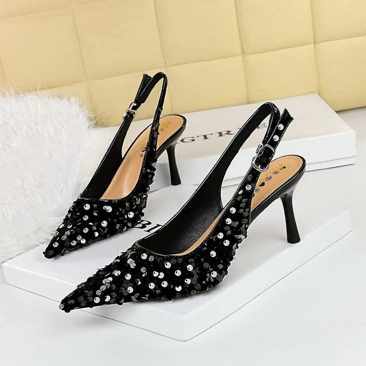 High Heels Women's Shallow Mouth Pointed-toe Hollowed Super Amazing Store