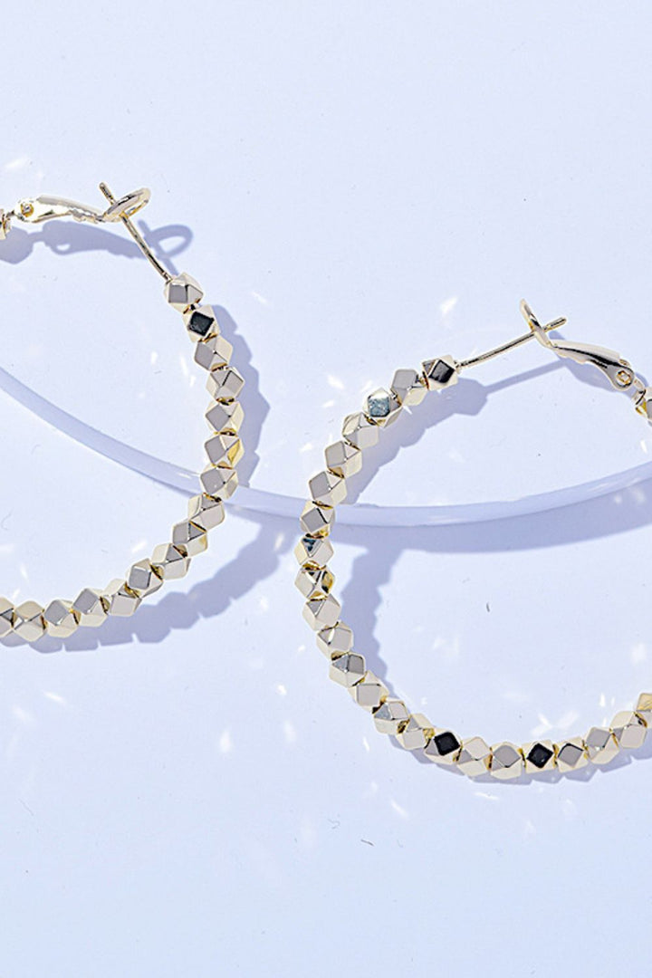 Alloy Hoop Earrings Trendsi