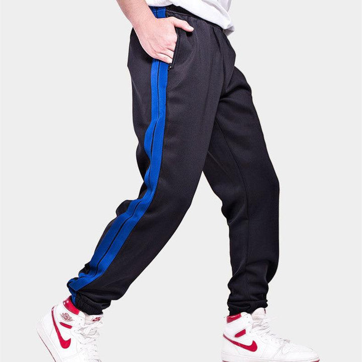 Side Stripe Stitching Sweater Pants For Men And Women - Super Amazing Store