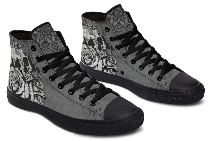 Printed Couple High-top Canvas Shoes - Super Amazing Store