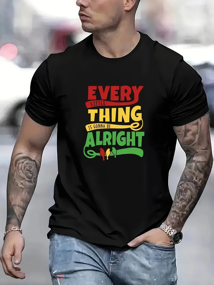 Men's Round Neck Fashionable Short Sleeved Sports T-shirt, Comfortable And Diverse, Suitable For Both Summer And Spring, Sporty Style, Comfortable Fit, A Great Gift Super Amazing Store