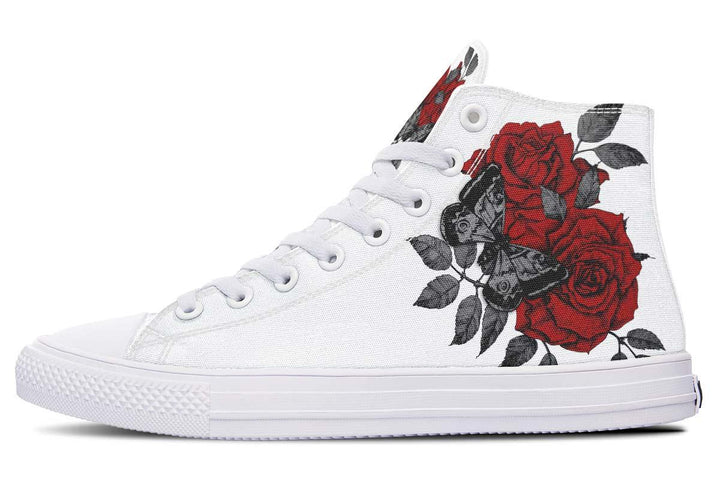 Printed Couple High-top Canvas Shoes - Super Amazing Store