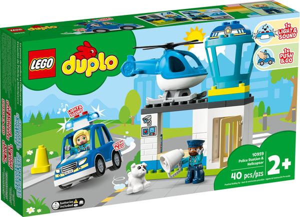 LEGO DUPLO Rescue Police Station 10959 Building Toy Set New Gift