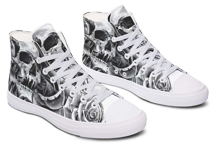 Printed Couple High-top Canvas Shoes - Super Amazing Store