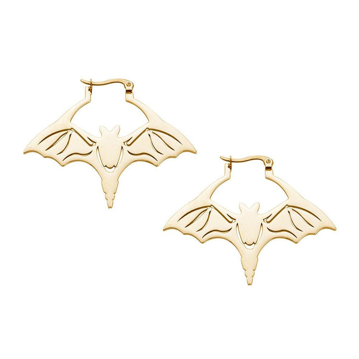 Titanium Steel Cut Bat Earrings - Super Amazing Store