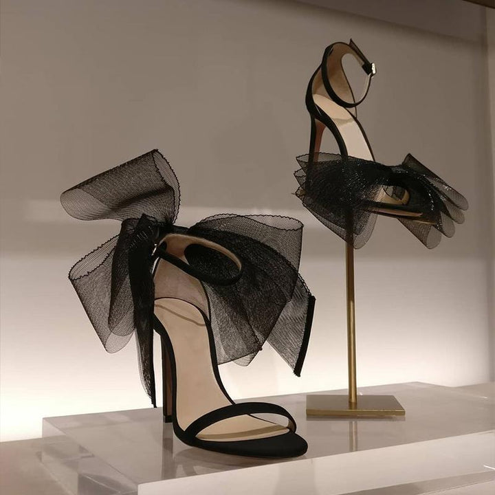 Asymmetrical Open-toe Stiletto Heels - Super Amazing Store