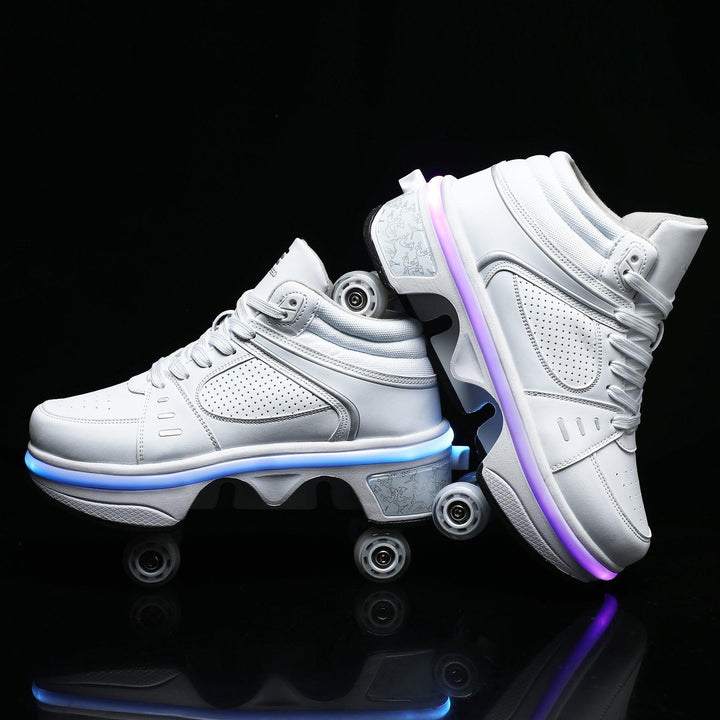 Four Wheel Rampage Shoes Seven Color Atmosphere Breathing Light - Super Amazing Store