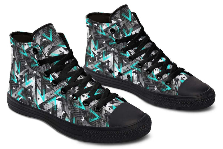 Printed Couple High-top Canvas Shoes - Super Amazing Store