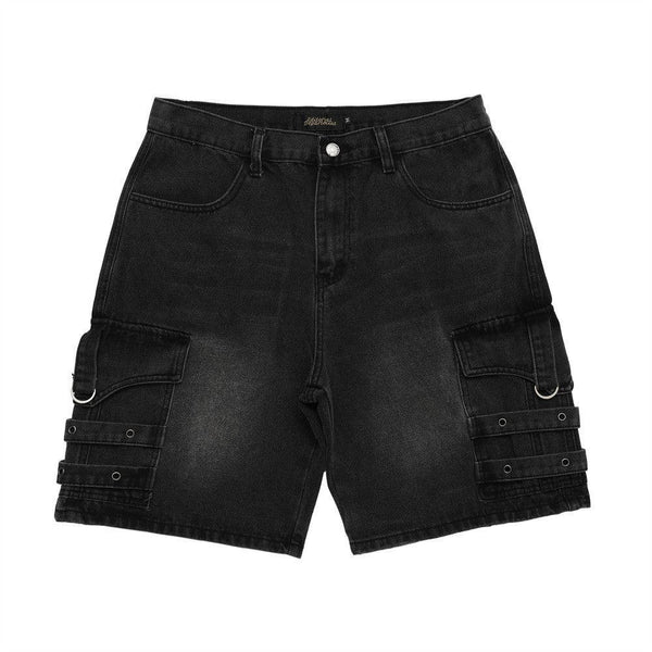 Heavy Duty Patchwork Denim Shorts For Men - Super Amazing Store