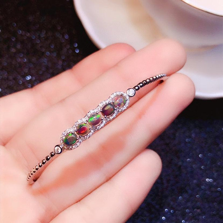 Natural Colorful Black Opal Bracelet Crystals - Super Amazing Store