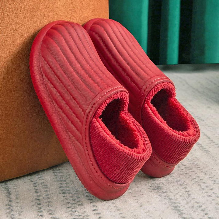 Waterproof Slippers EVA Plush Slippers Women - Super Amazing Store