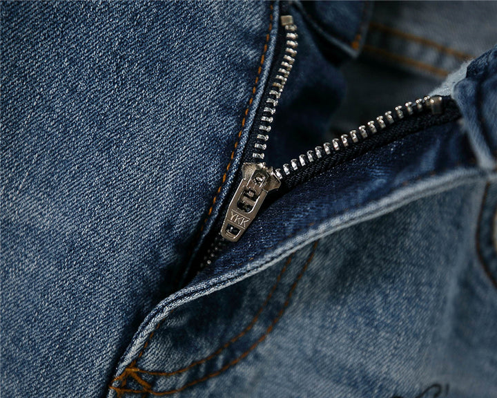 Straight washed jeans-Super Amazing Store