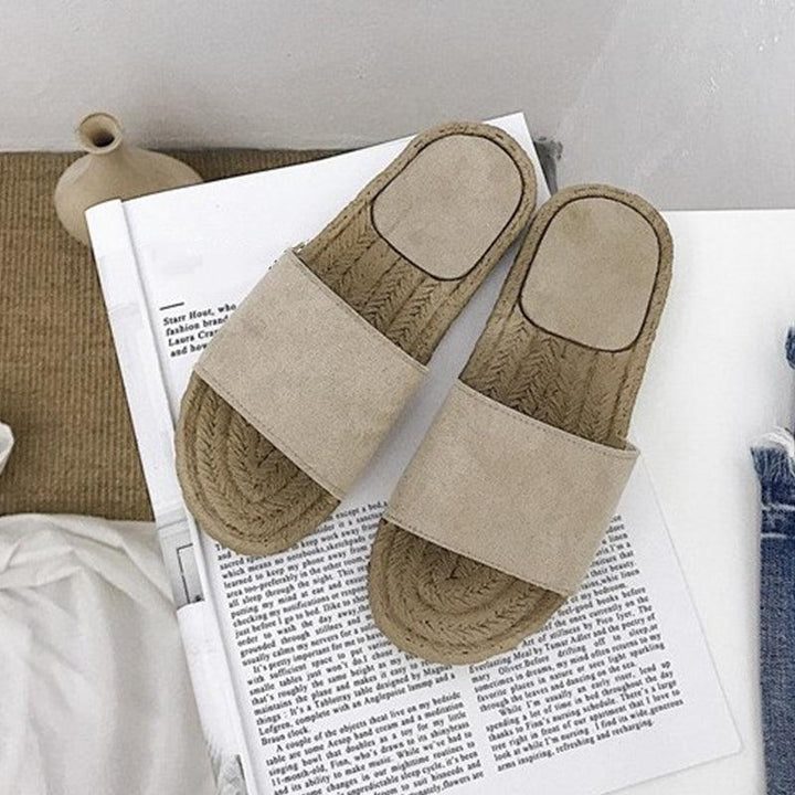 Straw Slippers - Super Amazing Store