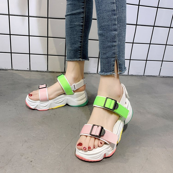 Casual Platform Straps Sports Sandals Q2