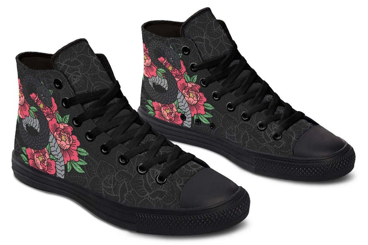 Printed Couple High-top Canvas Shoes - Super Amazing Store