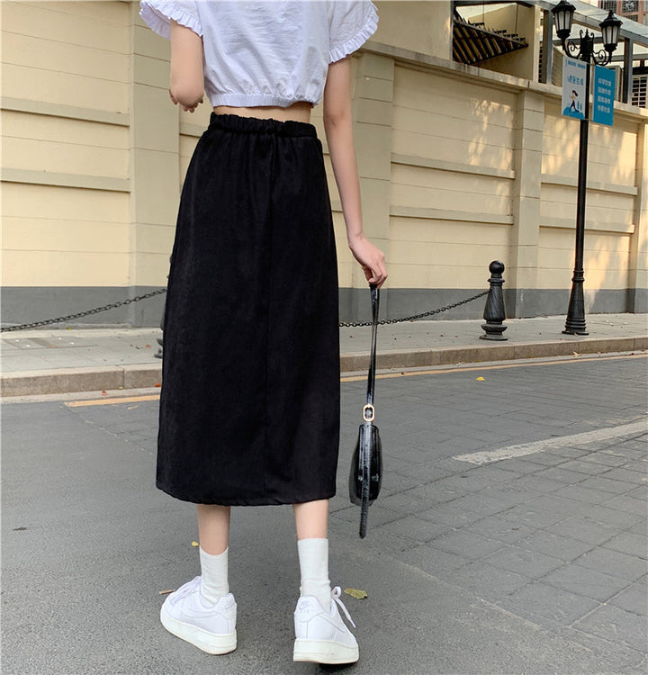 Hong Kong Style Fashion Skirt Summer New High Waist Look Taller - Super Amazing Store