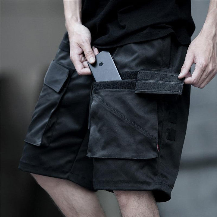 Three-dimensional multi-pocket tooling shorts men - Super Amazing Store