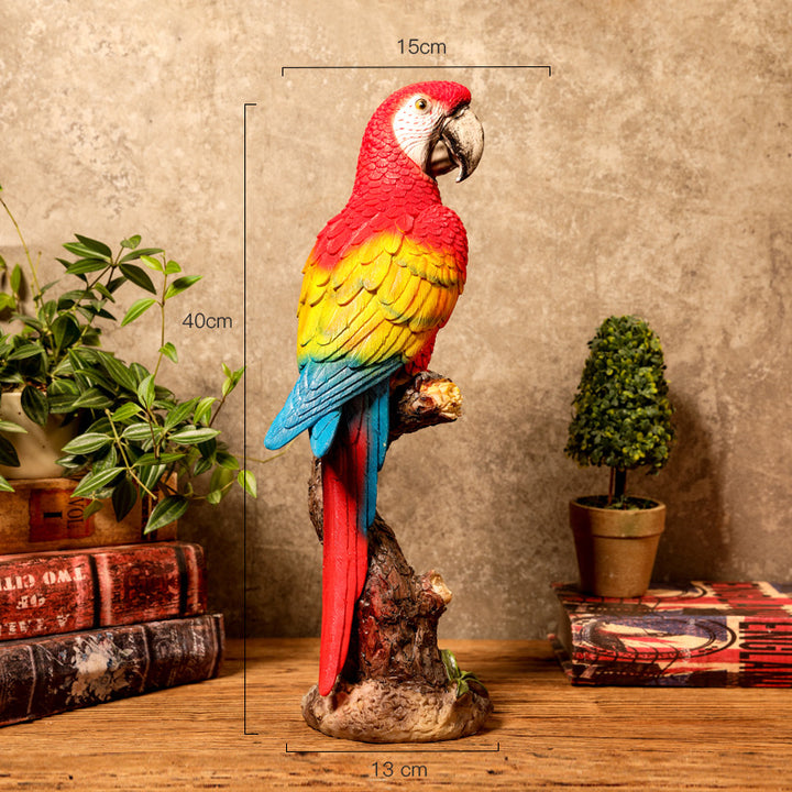 Creative Parrot Decoration Model Purely Handmade - Super Amazing Store