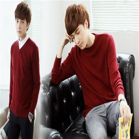 Men's Woolen Sweater TurtleneckThin Sweater - Super Amazing Store