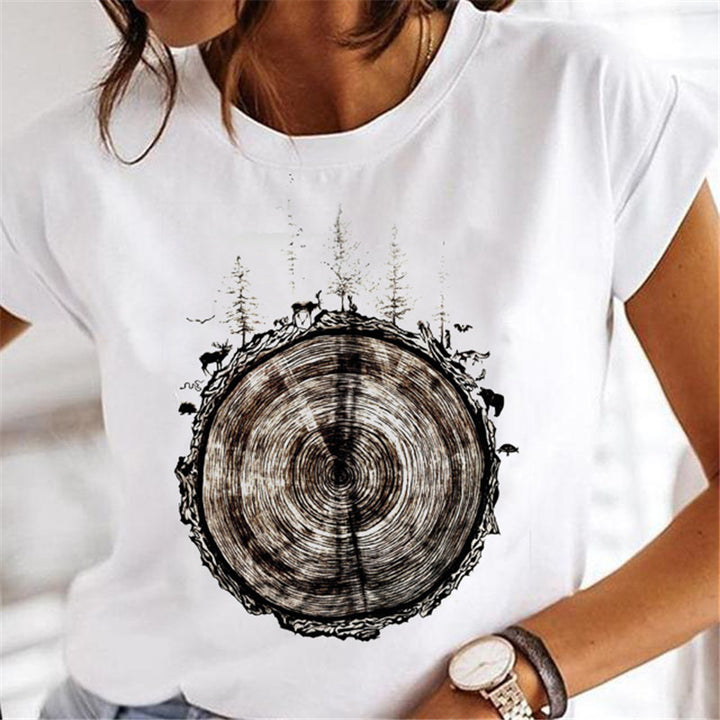 Women Multiple Printed T-shirts Fashion - Super Amazing Store