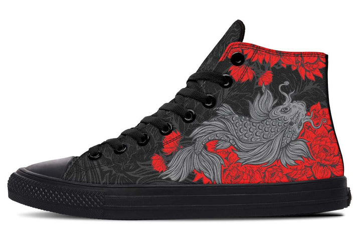 Printed Couple High-top Canvas Shoes - Super Amazing Store