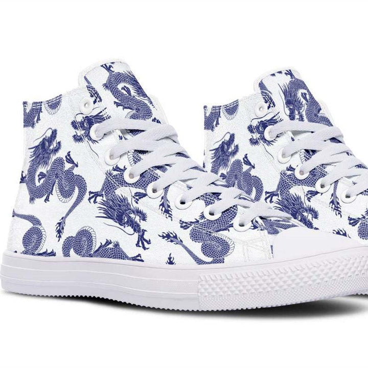 Printed Couple High-top Canvas Shoes - Super Amazing Store