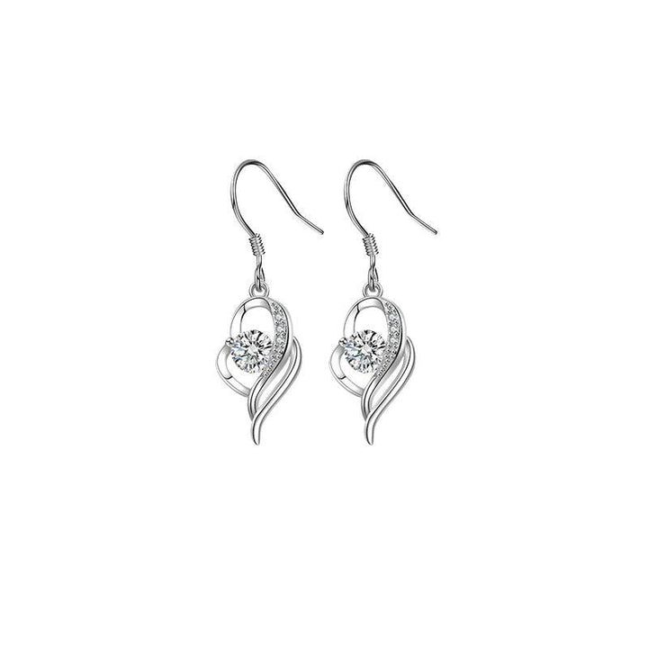 Sterling Silver Mosang Diamond Earrings For Women - Super Amazing Store