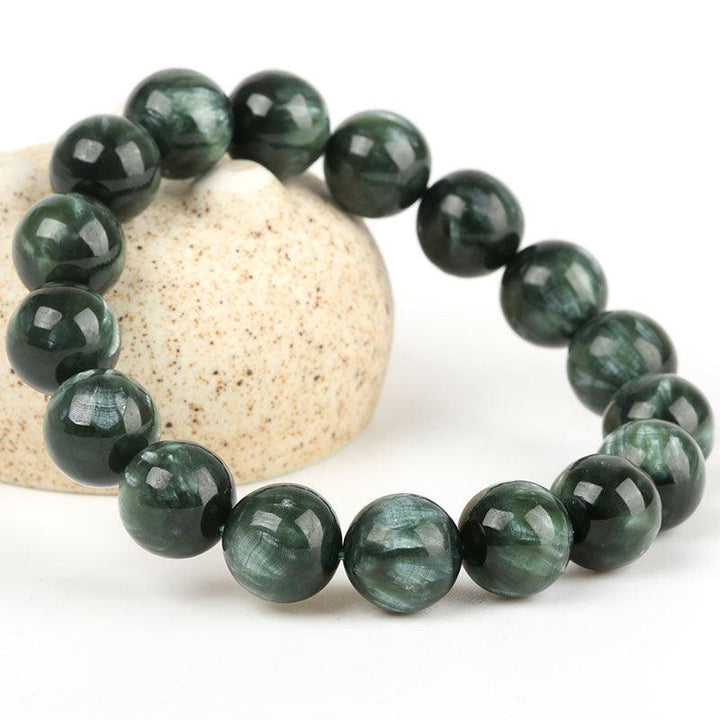 Dark Green Dragon Scale Effect Crystal Bracelet - Super Amazing Store