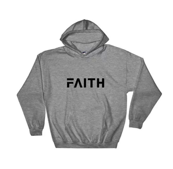 Faith Letter Print Women Hoodie Q2