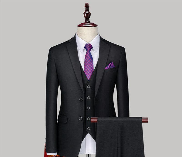 Men's Three-piece Suits For Groomsmen - Super Amazing Store