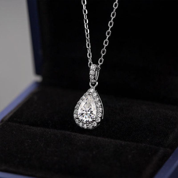 Fashion Water Drop 1 Carat Moissanite Necklace - Super Amazing Store