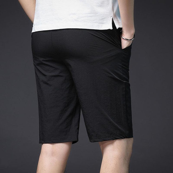 Zipper pocket short quick drying stretch pants for men - Super Amazing Store