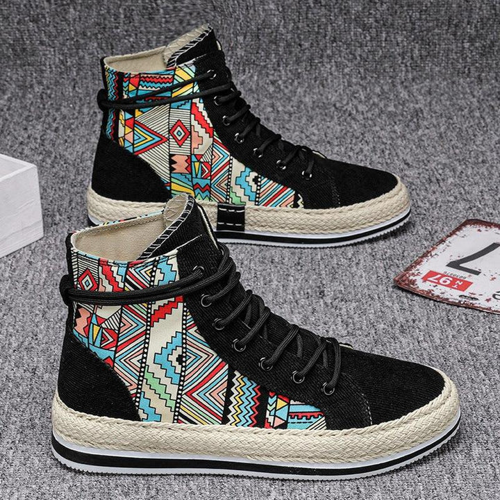 High-top Canvas Casual Board Shoes - Super Amazing Store