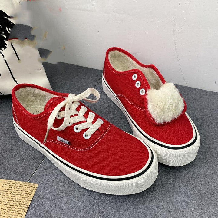 Spring New Low-top Canvas Shoes For Female Students Ins Korean Version - Super Amazing Store