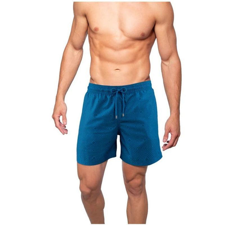 Men's Printed Beach Shorts Sports Double Layer Shorts Summer - Super Amazing Store