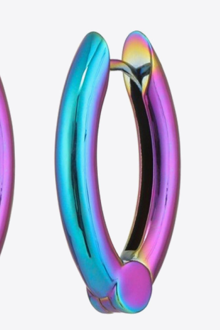 Bring It Home Multicolored Huggie Earrings Trendsi