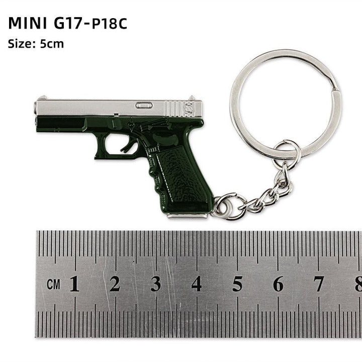 Alloy P92 Model G17 Sand Eagle Left Wheel Keychain - Super Amazing Store