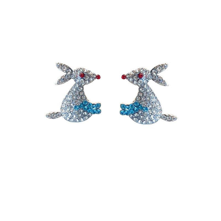 Cartoon Earrings Sterling Silver Needle Sweet - Super Amazing Store