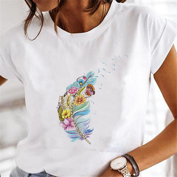 Women Multiple Printed T-shirts Fashion - Super Amazing Store