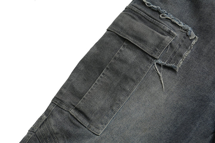 Men's Multi-pocket Bell-bottom Jeans Super Amazing Store