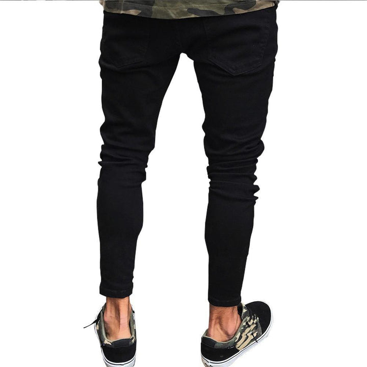 Pants Jeans For Men Trousers Long Basic Broken Clothes - Super Amazing Store