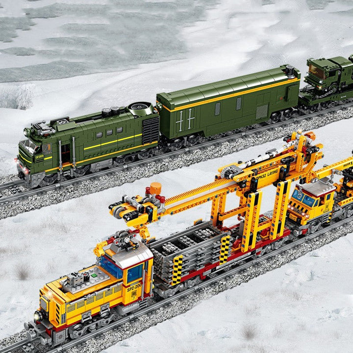 Military Electric Train Track Toy Children's Assembly Super Amazing Store