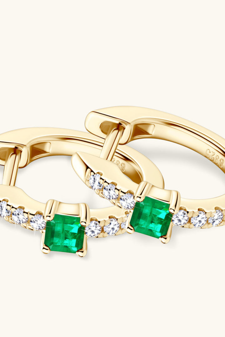 Lab-Grown Emerald Earrings Trendsi